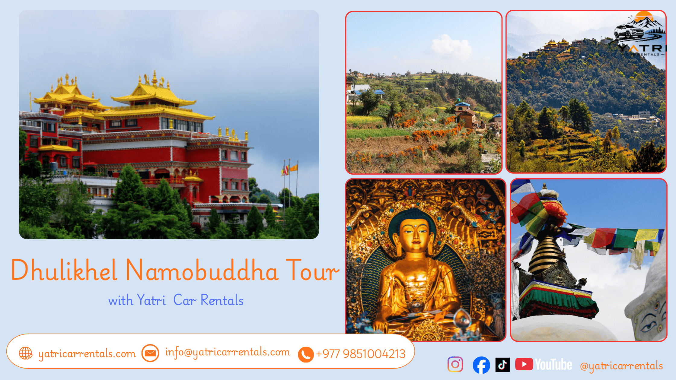 Namobuddha and Dhulikhel Tour - Yatri Car Rentals Nepal