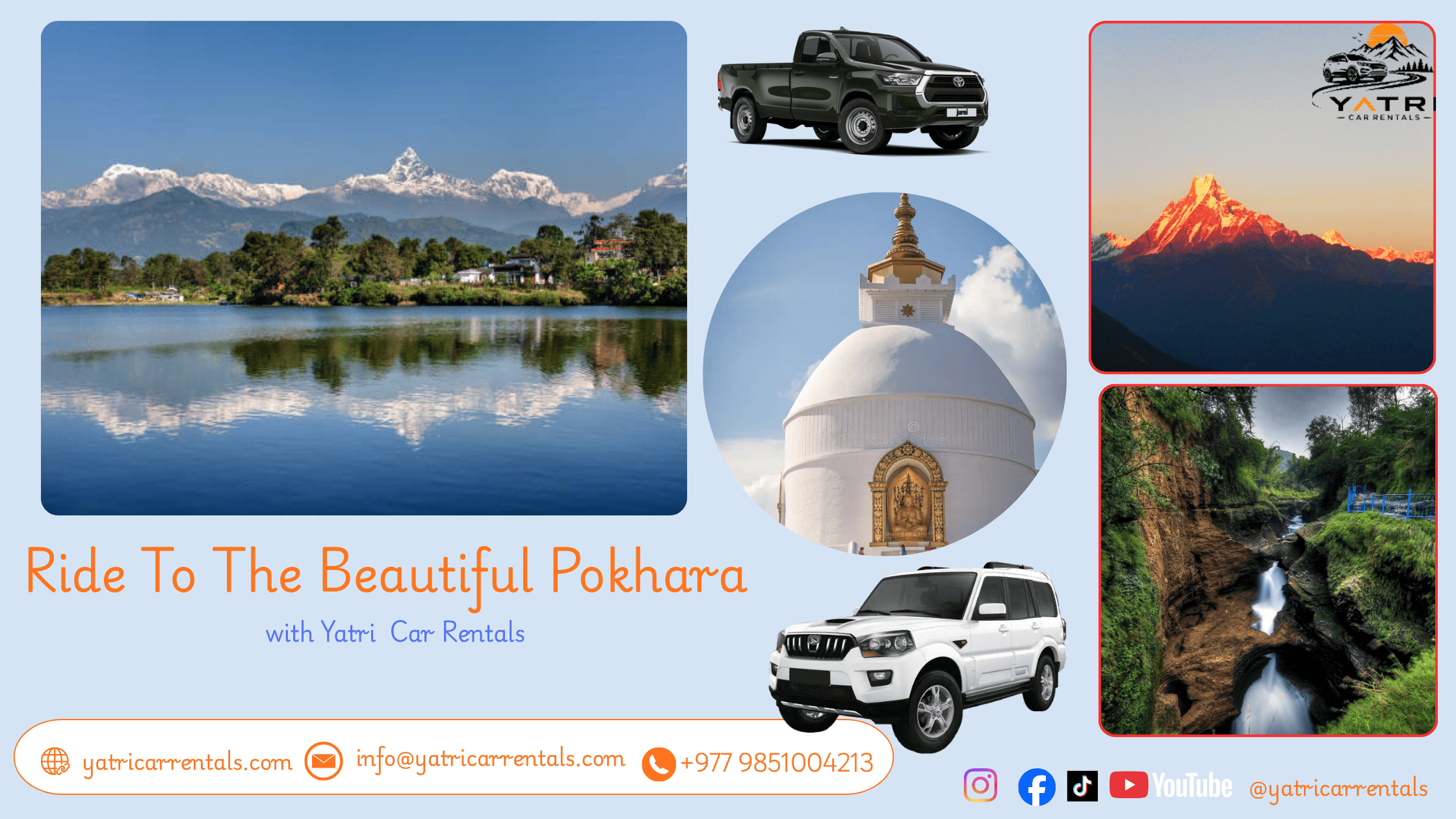Pokhara Tour Service - Yatri Car Rentals Nepal