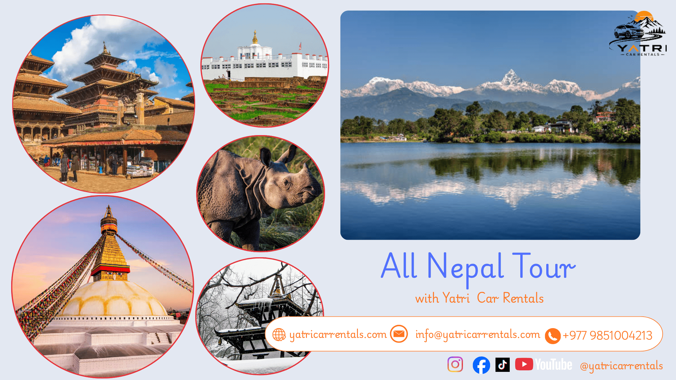 8N-9D Nepal Tour tour package - Yatri Car Rentals