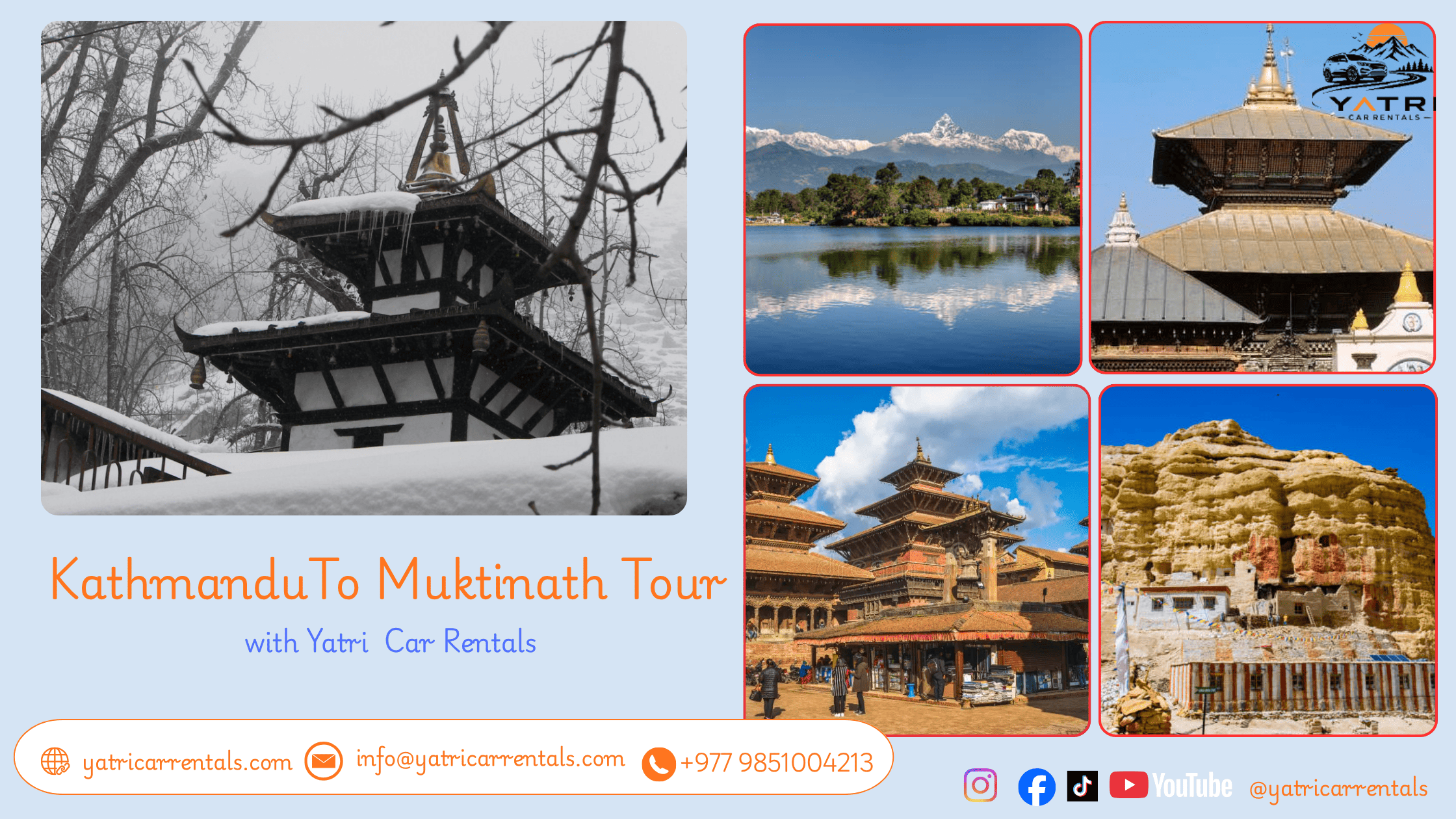 5N-6D Kathmandu To Muktinath Tour tour package - Yatri Car Rentals