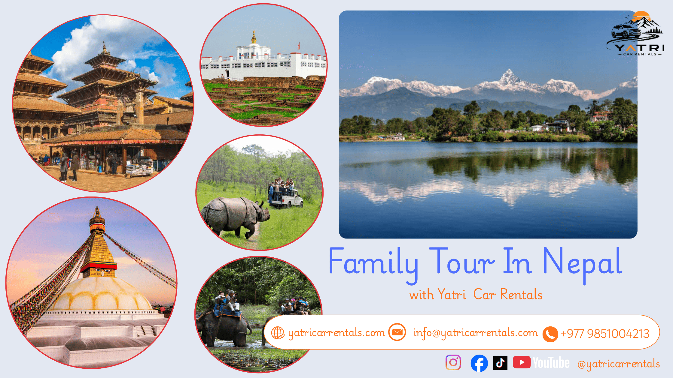 Family Holidays Tour In Nepal - Yatri Car Rentals Nepal