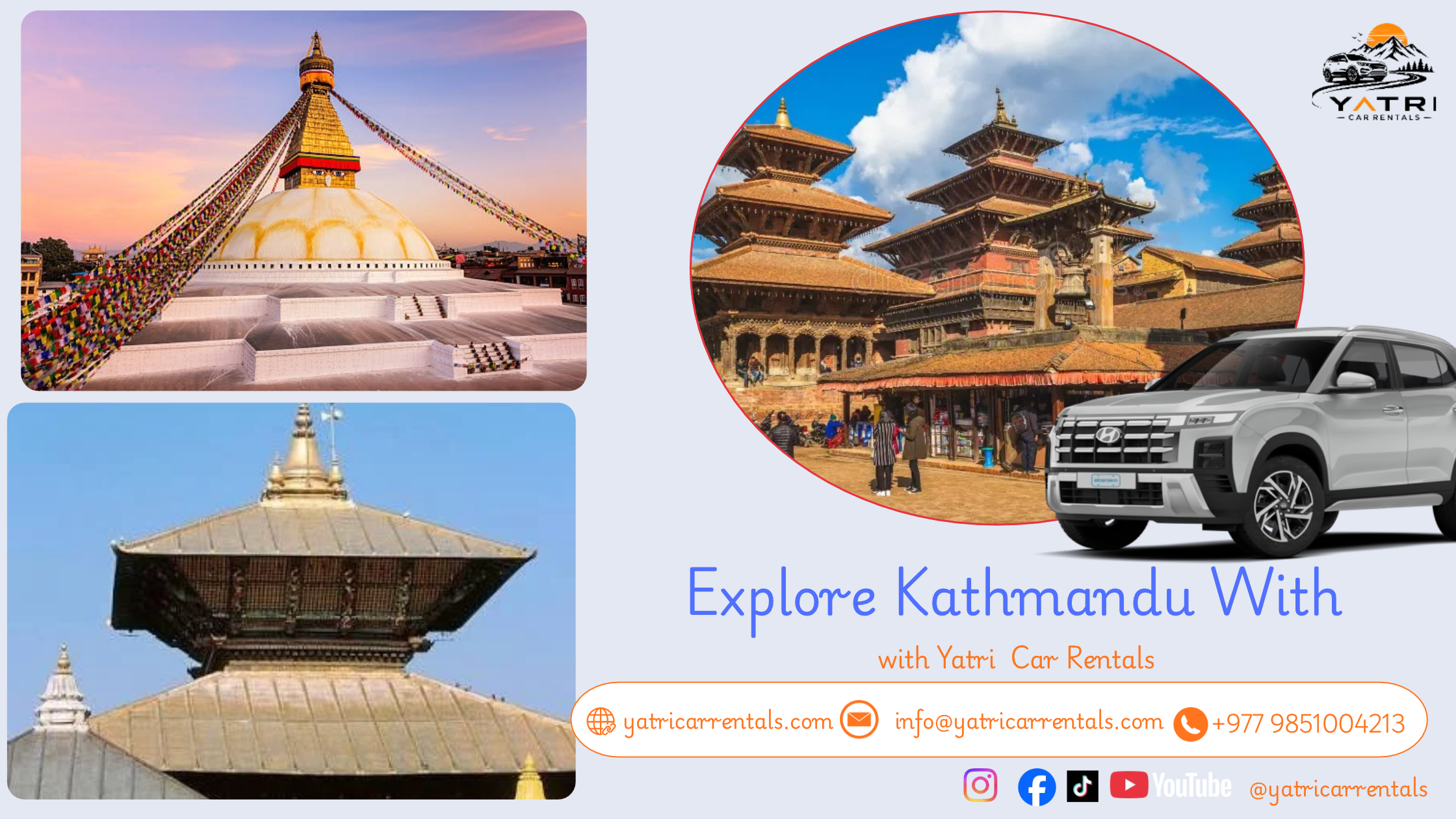 Kathmandu Sightseeing Tour by Private Car from $50: The Easiest Way to See Nepal's UNESCO Sites (2026) - Yatri Car Rentals Blog