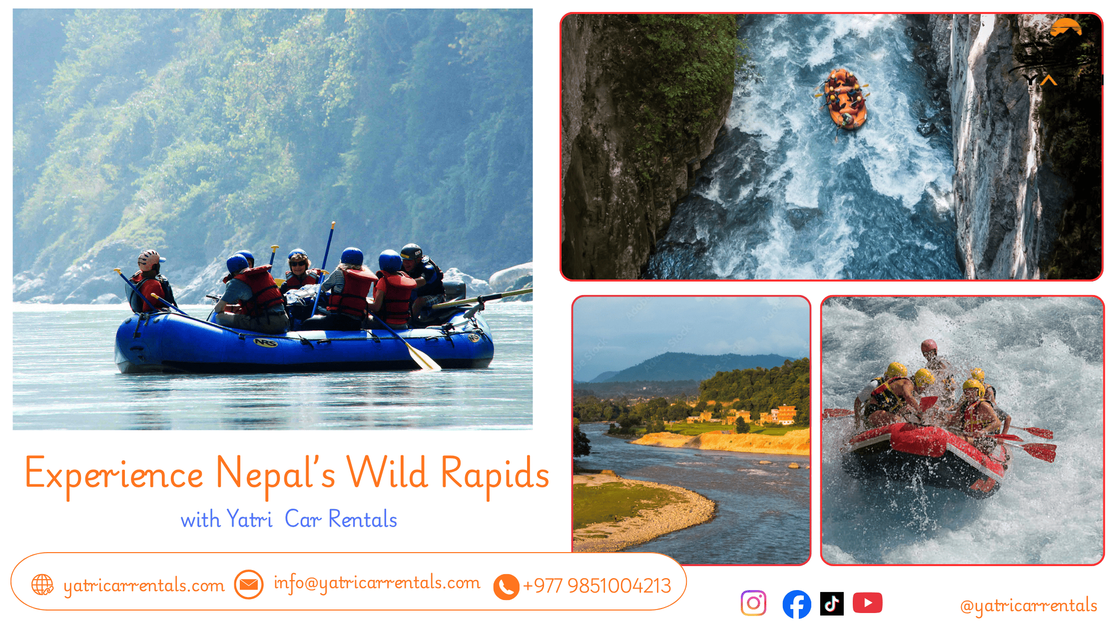 Trisuli Rafting Day Tour tour package - Yatri Car Rentals Nepal