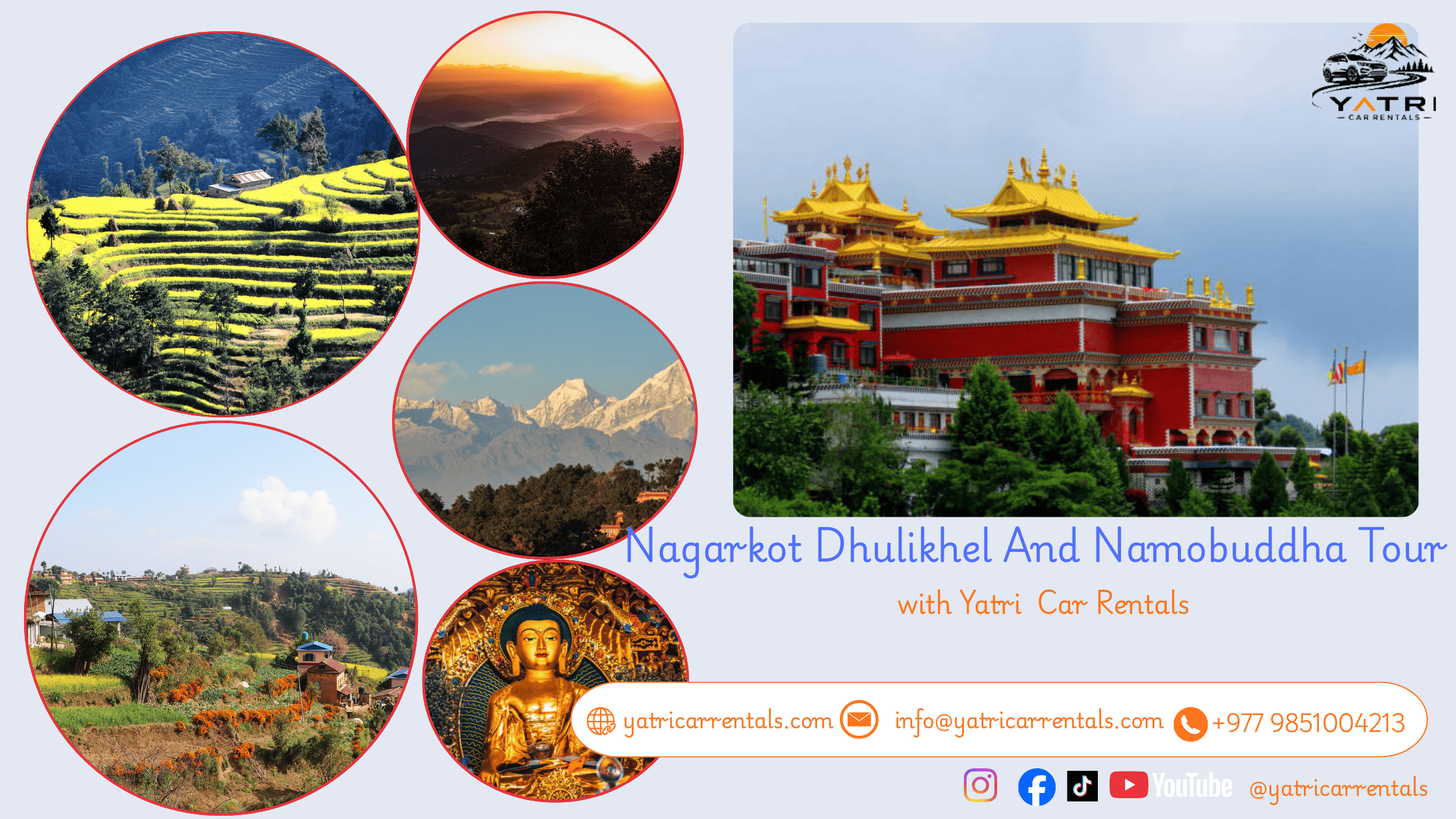 Nagarkot /Dhulikhel and Namobuddha Sightseeing Day Tour tour package - Yatri Car Rentals Nepal